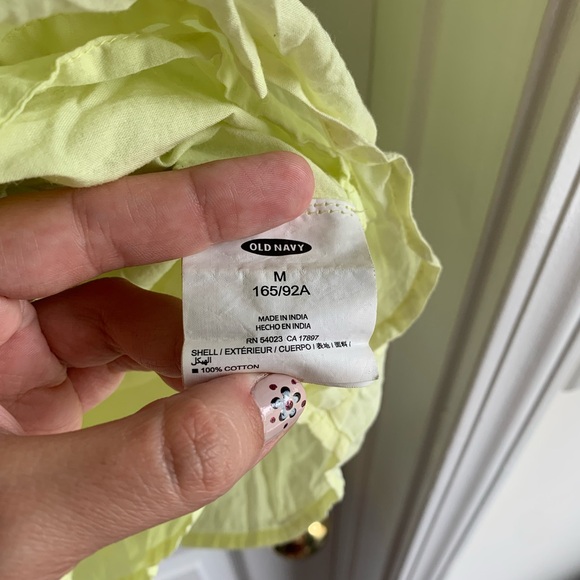 Old Navy Citron Eyelet Sundress - Picture 5 of 8